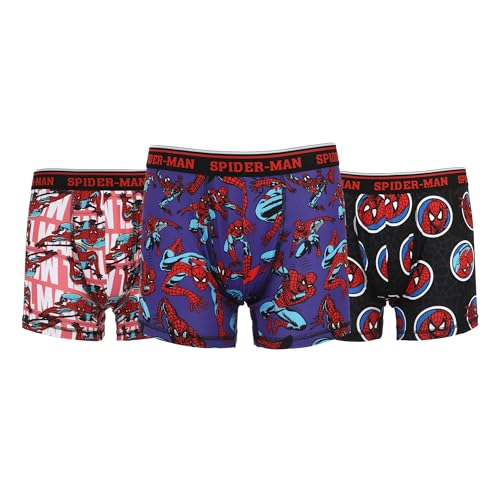 Spider-Man Classic All-Over Character Print Men's 3-Pack Boxer Briefs