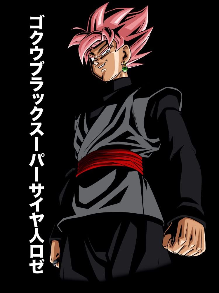 Dragon Ball Z Super Goku Character Men's Black T-Shirt