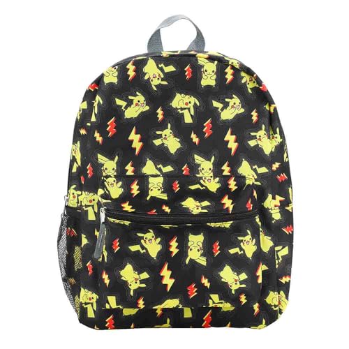 Pokemon Pikachu All-Over Print 16" Backpack