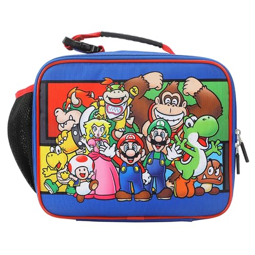 Super Mario Brothers Favorite Characters Insulated Lunch Kit