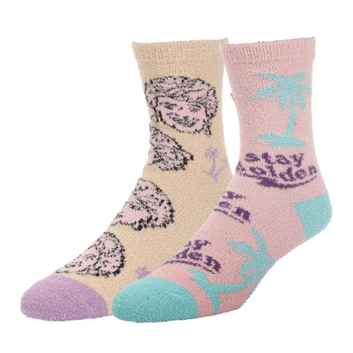 Golden Girls Stay Golden Womens Chenille Cozy Crew Socks