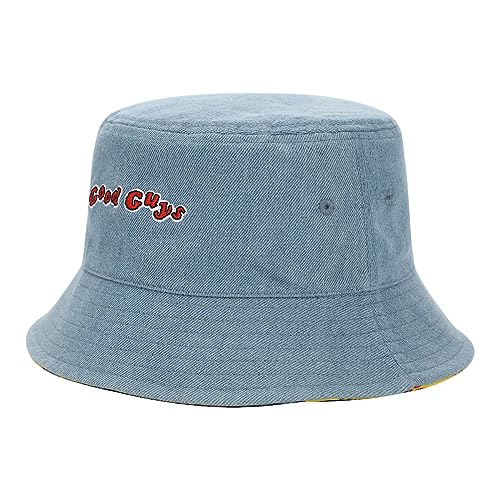 Chucky Good Guys Denim and Roller Print Reversible Bucket Hat
