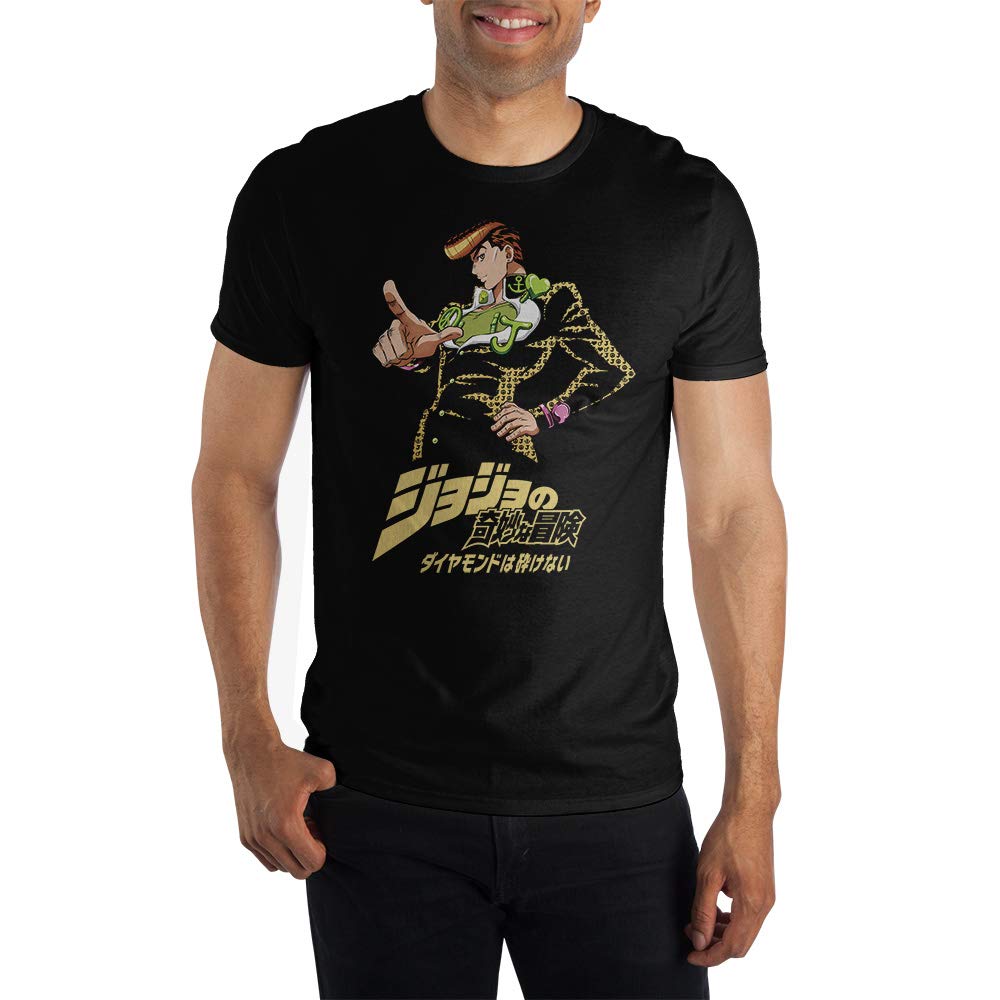 Jojo's Bizarre Adventure Diamond is Unbreakable Josuke Black Short-Sleeve T-Shirt