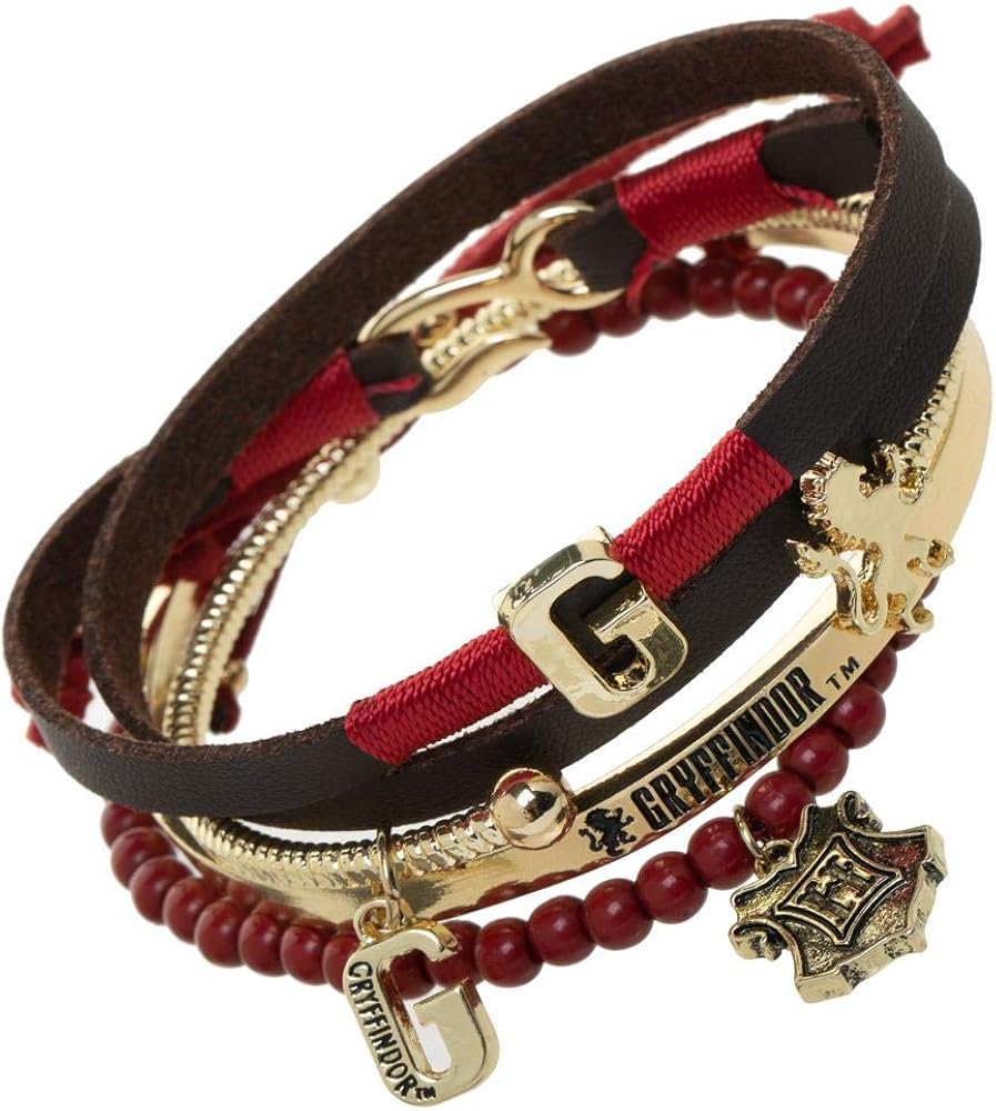 Harry Potter Gryffindor Bracelet Set - 4 Pack