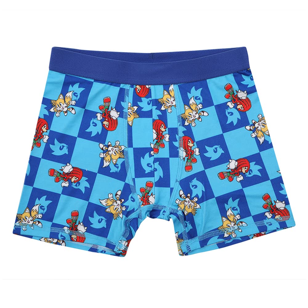 Sonic the Hedgehog Boys Boxer Briefs Set - 5 Pack Kids Underwear