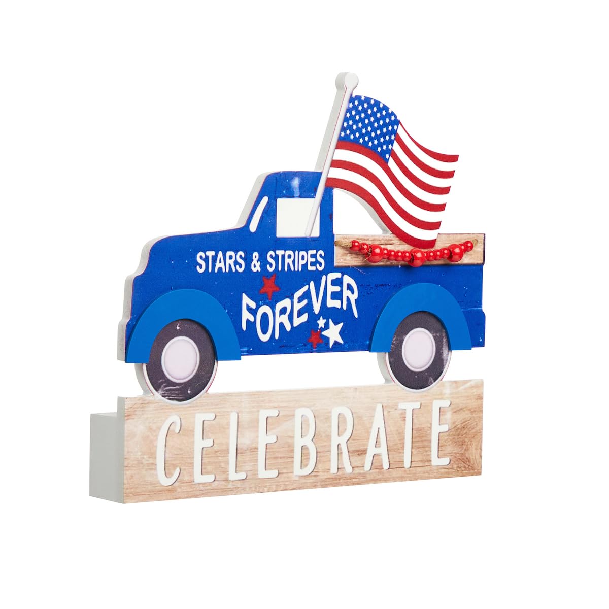 USA Stars & Stripes Forever Truck Wall Art Decoration