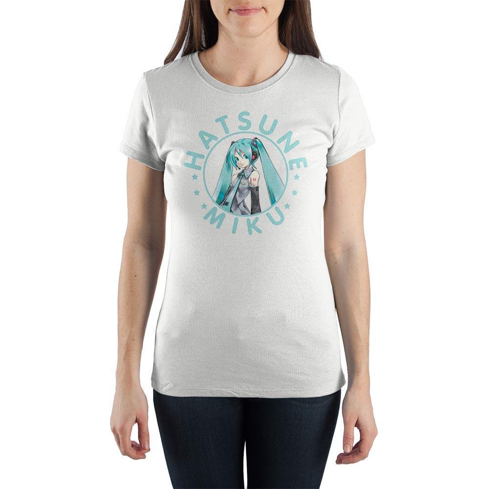 Hatsune Miku Japanese Cartoon Shirt Juniors Graphic Tee
