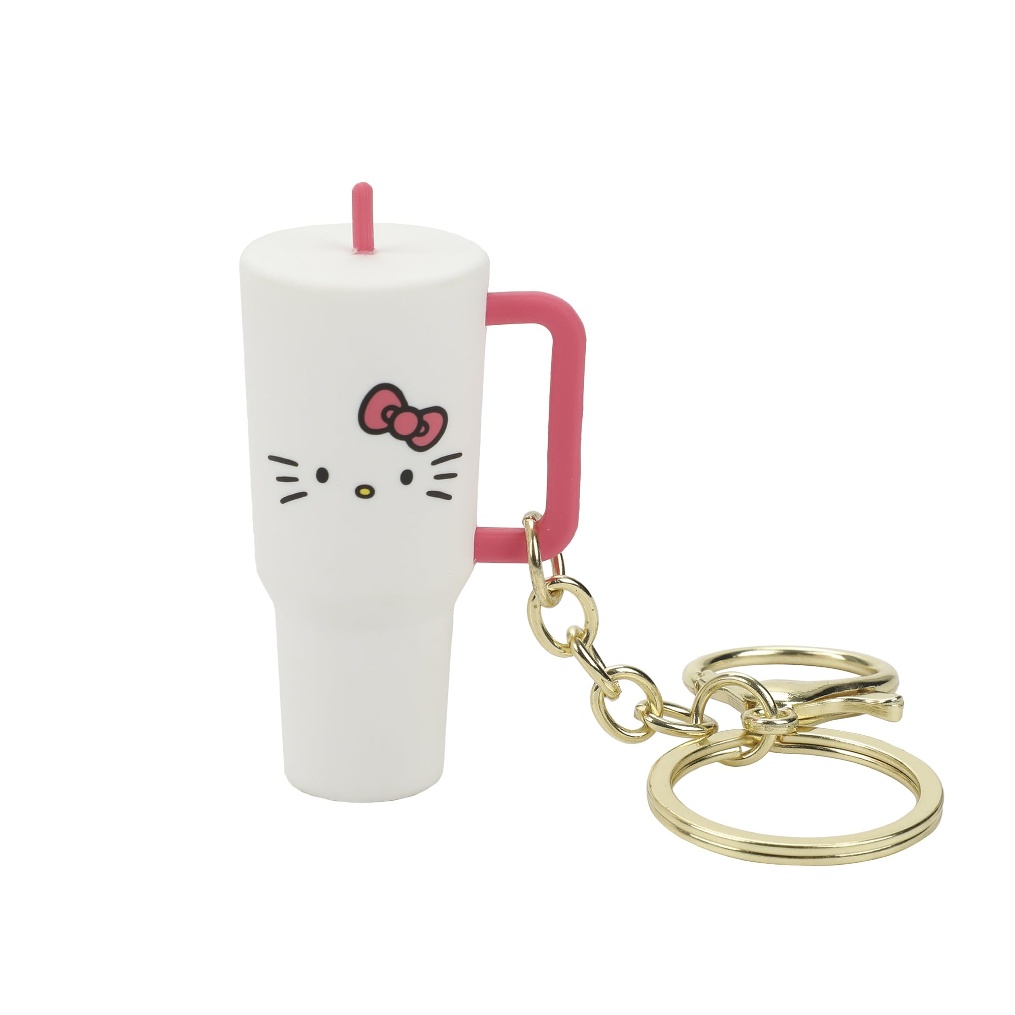 Hello Kitty Character Face Tumbler Keychain