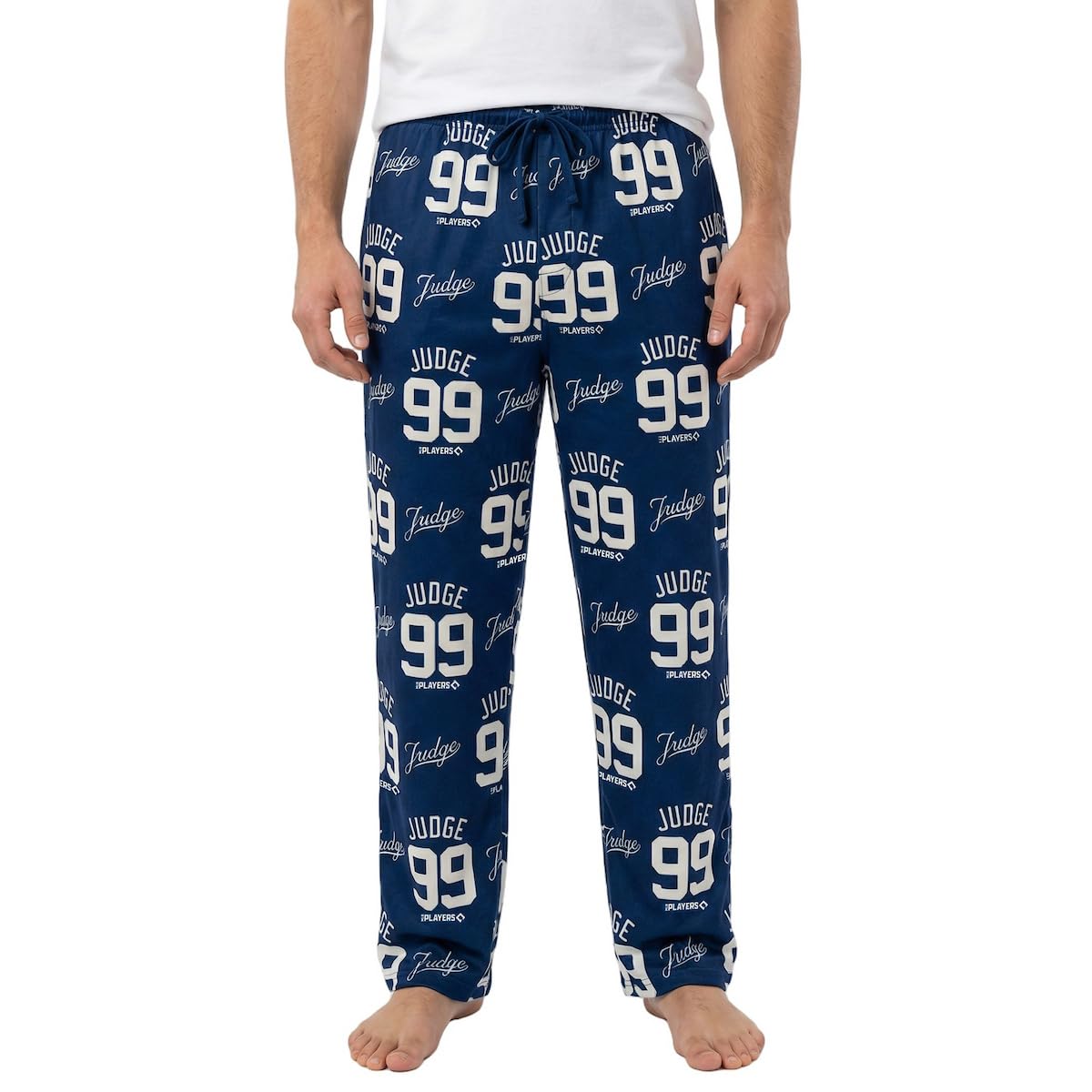 MLBPA Aaron Judge Judge 99 Men's Blue Sleep Pajama Pants
