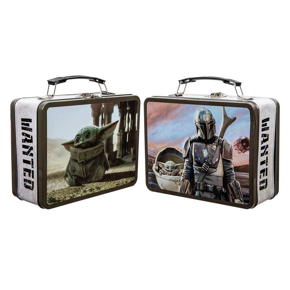 Star Wars The Mandalorian Wanted Metal Lunchbox