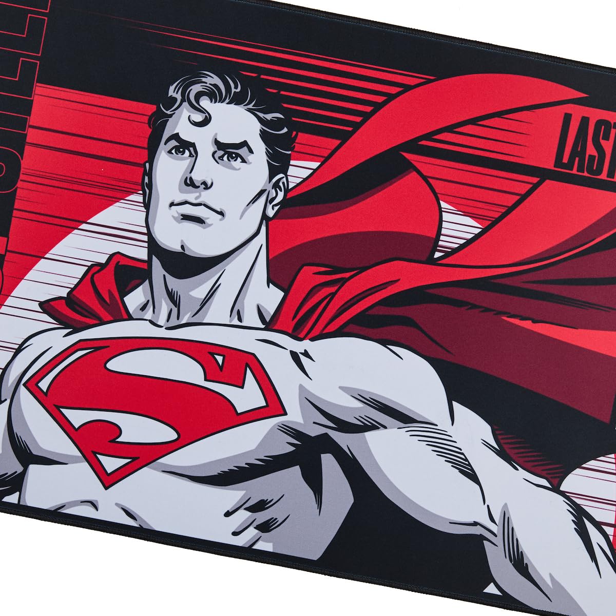 Superman Man Of Steel Poster Art 31.5" x 15.5" Red Desk Mat