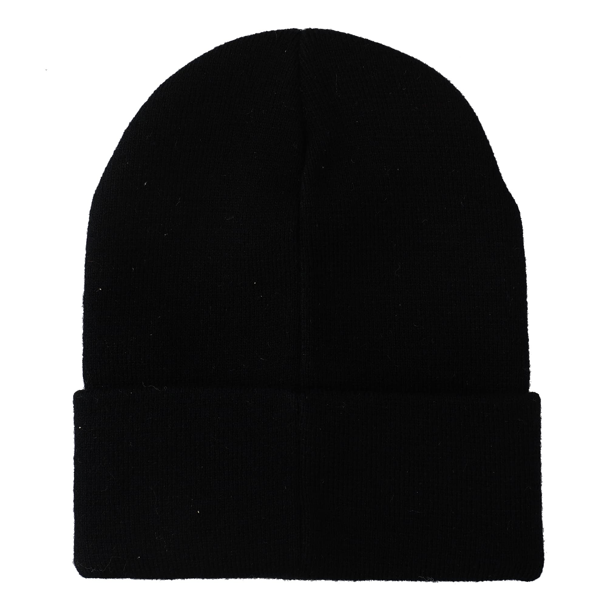 Harry Potter Hufflepuff Badger Embroidered Logo Black Cuffed Knitted Beanie hat
