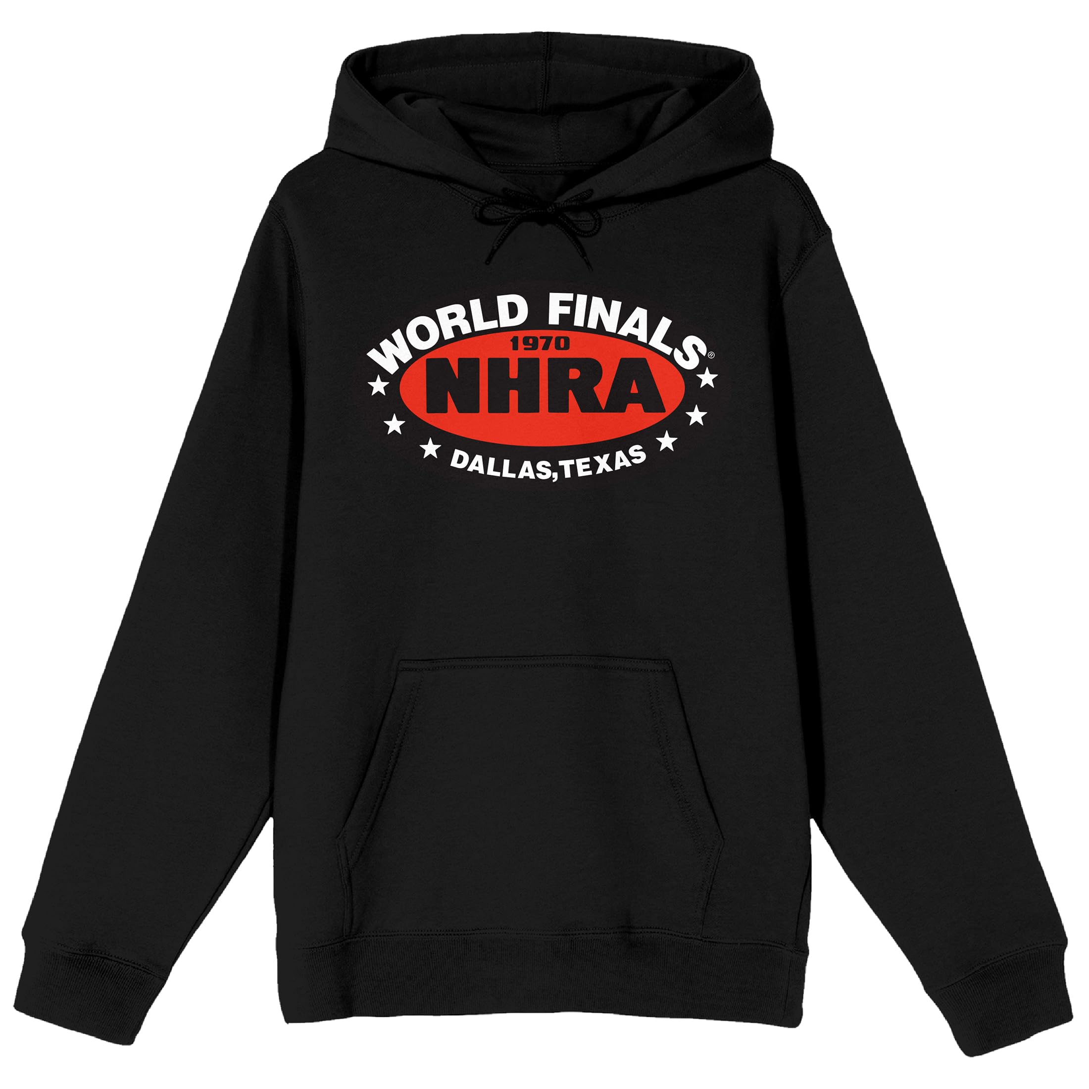 National Hot Rod Association NHRA, Car, Fastest Vehicles, Vintage, SPEED FOR ALL , Dallas, Texas on Black Adult Hoodie