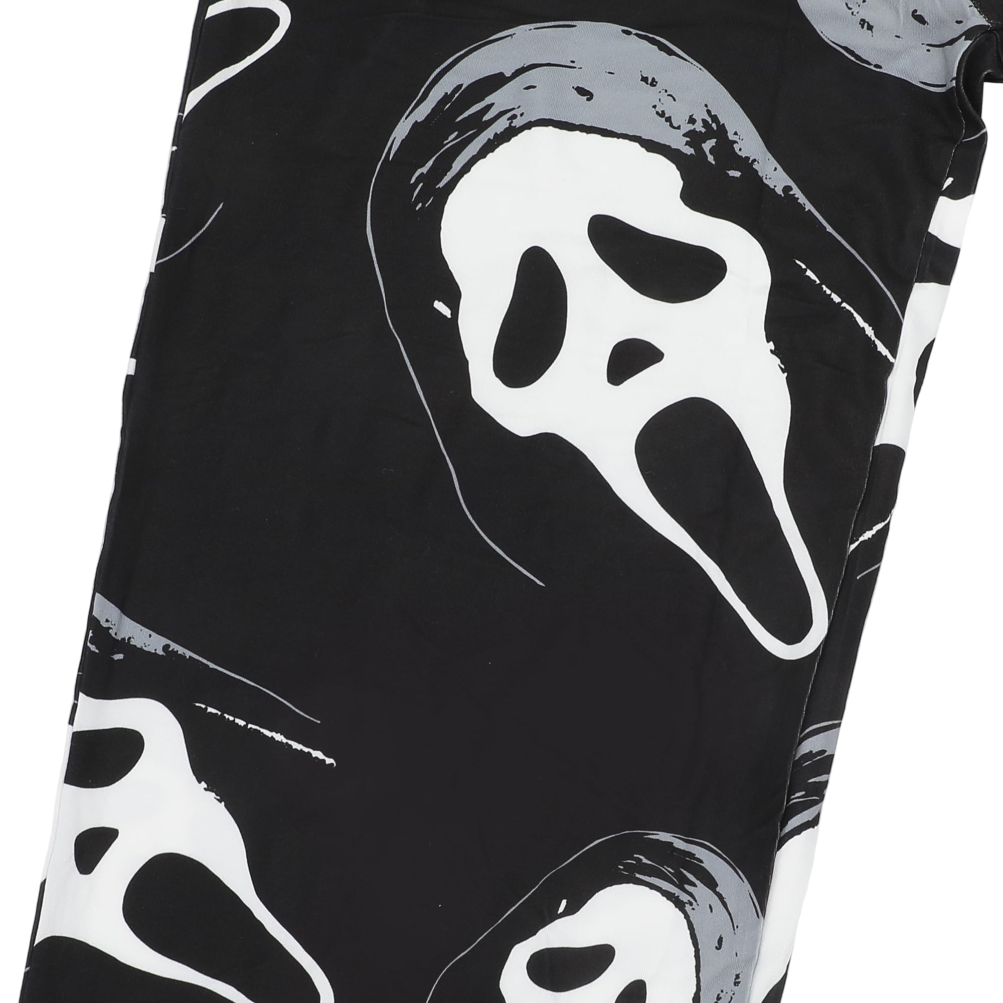 Ghostface All-Over Character Print Plush Minkey Fleece Men's Sleep Pajama Pants