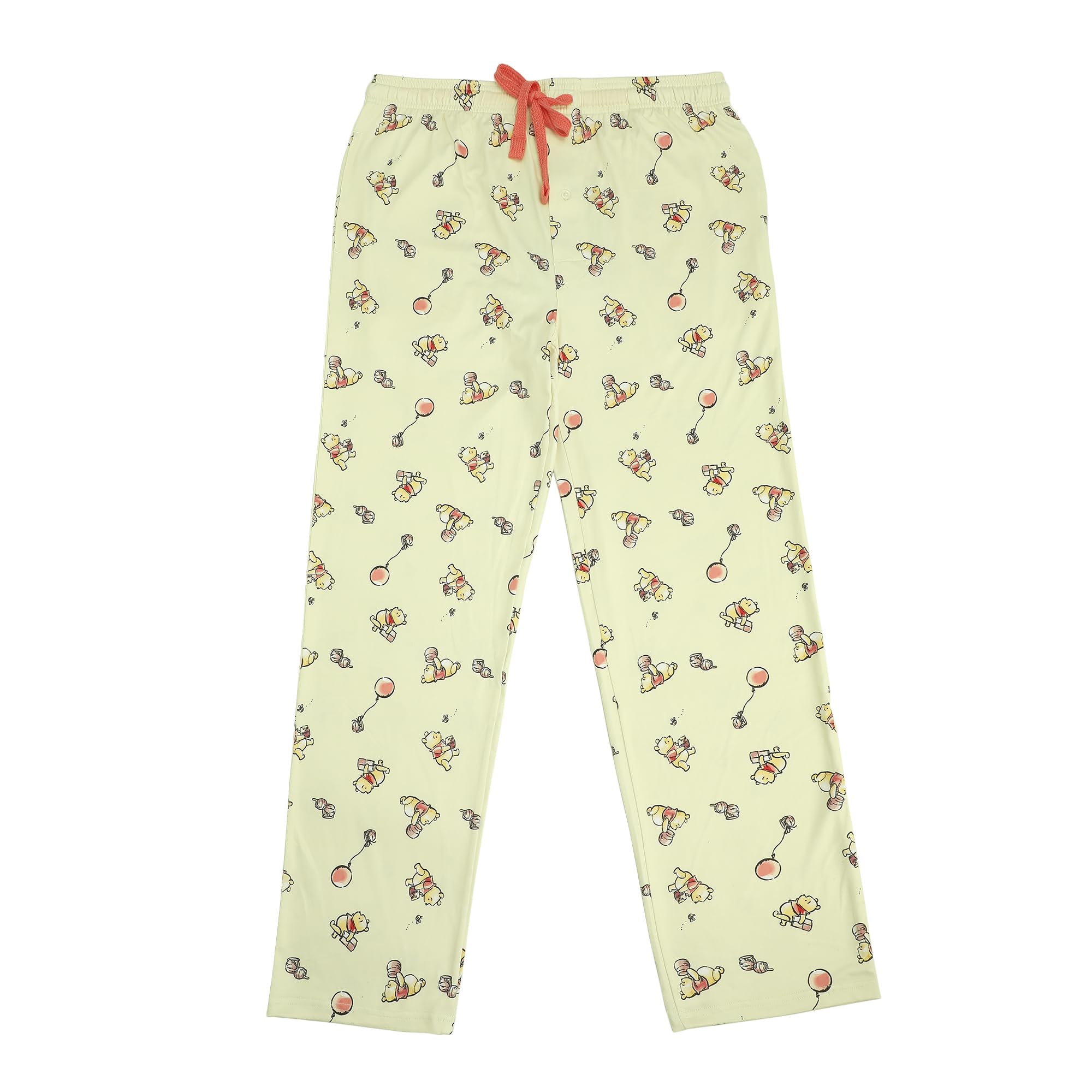 Winnie The Pooh Balloons & Honey Unisex Off-White Sleep Pajama Pants