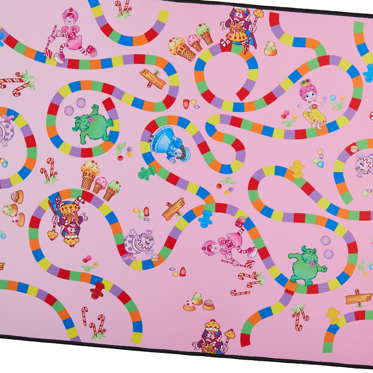Candyland Game Board 31.5" x 15.5" Pink Desk Mat