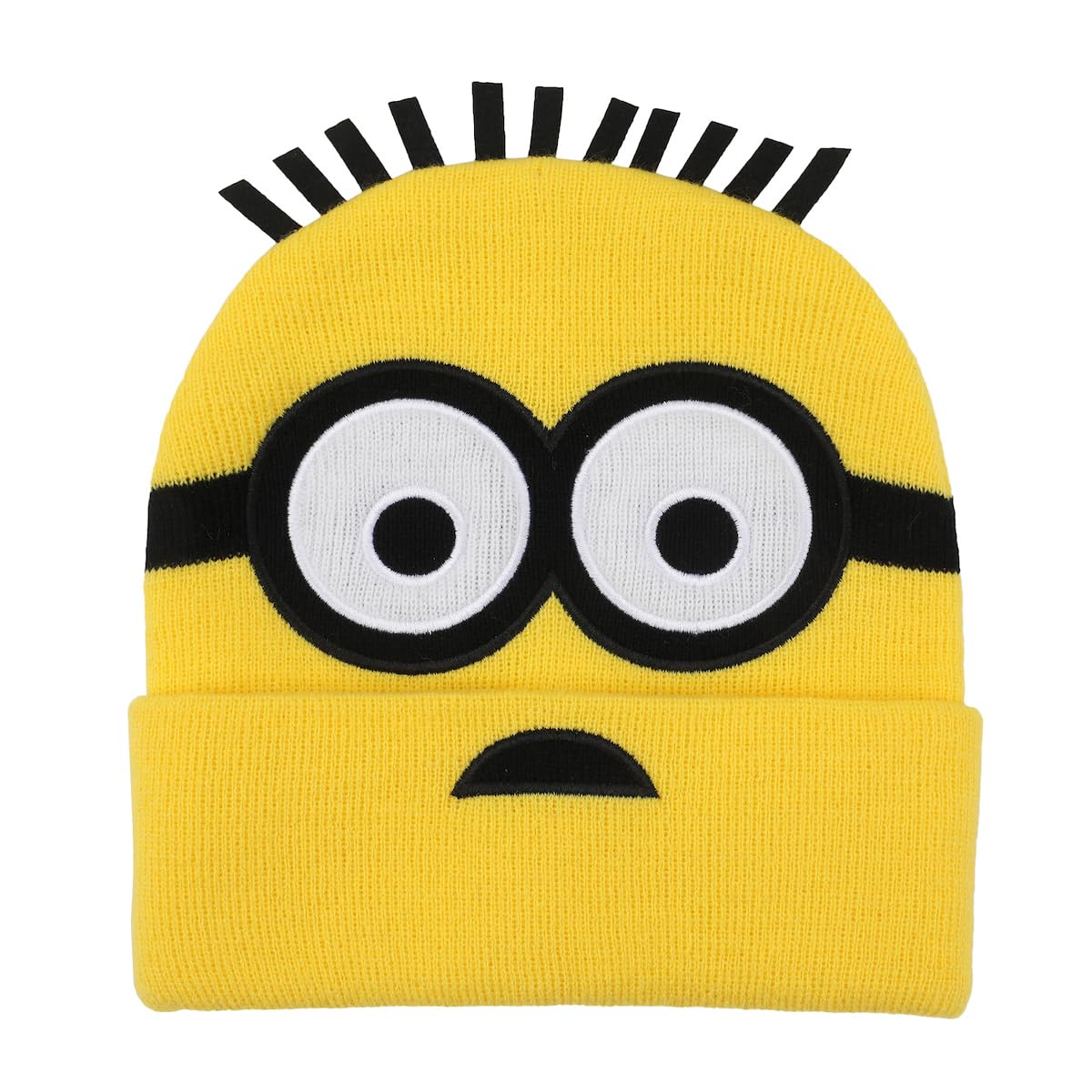 Despicable Me Jerry Big Face Yellow Cuff Beanie