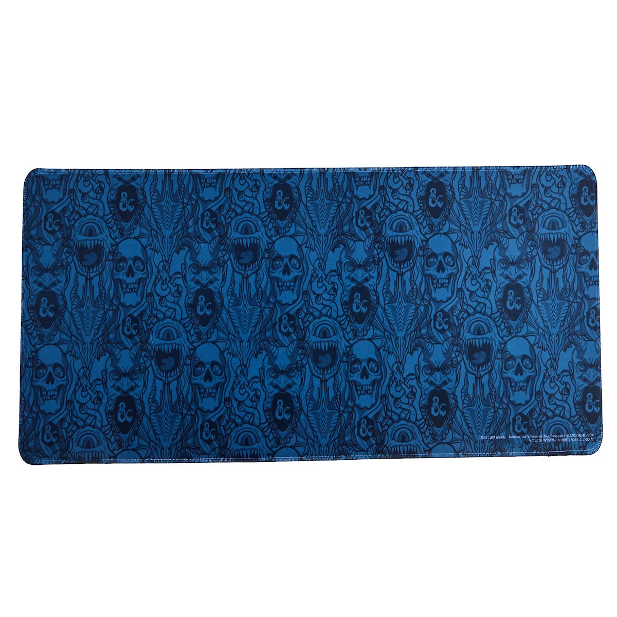 Dungeons & Dragons Monsters All-Over Print 31.5" x 15.5" Blue Desk Mat
