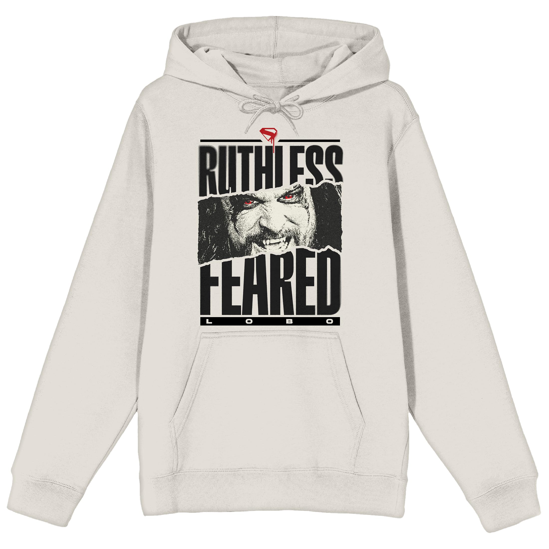 Supergirl Movie (2026) Lobo Burst Ruthless Feared Women’s Sand Long Sleeve Hooded Sweatshirt