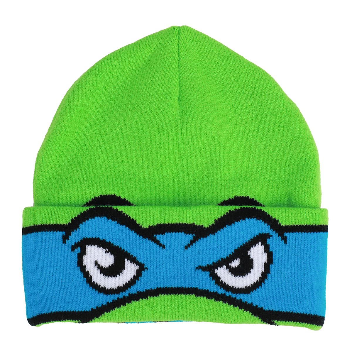 TMNT Rolldown Leo Adult Mesh Eye Green Beanie