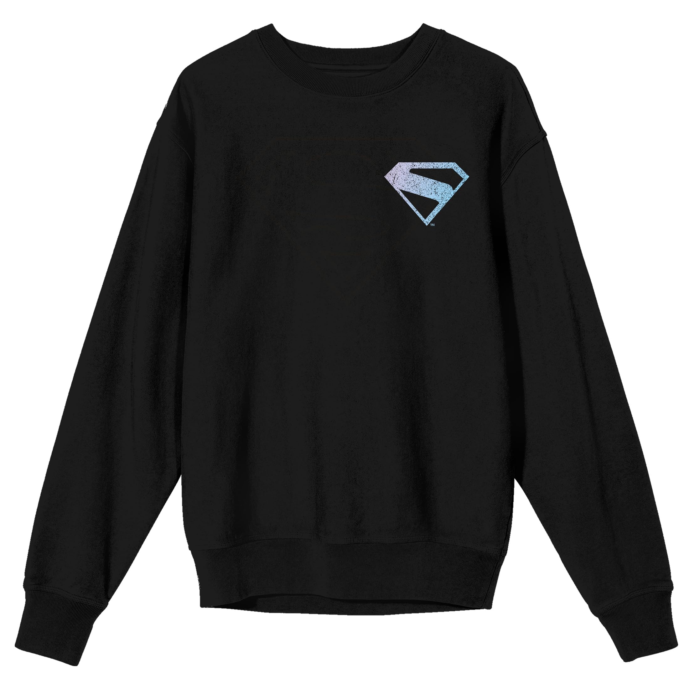 Supergirl (2026 Movie) Have Fun In The Phantom Zone Adult Black Crew Neck Sweatshirt