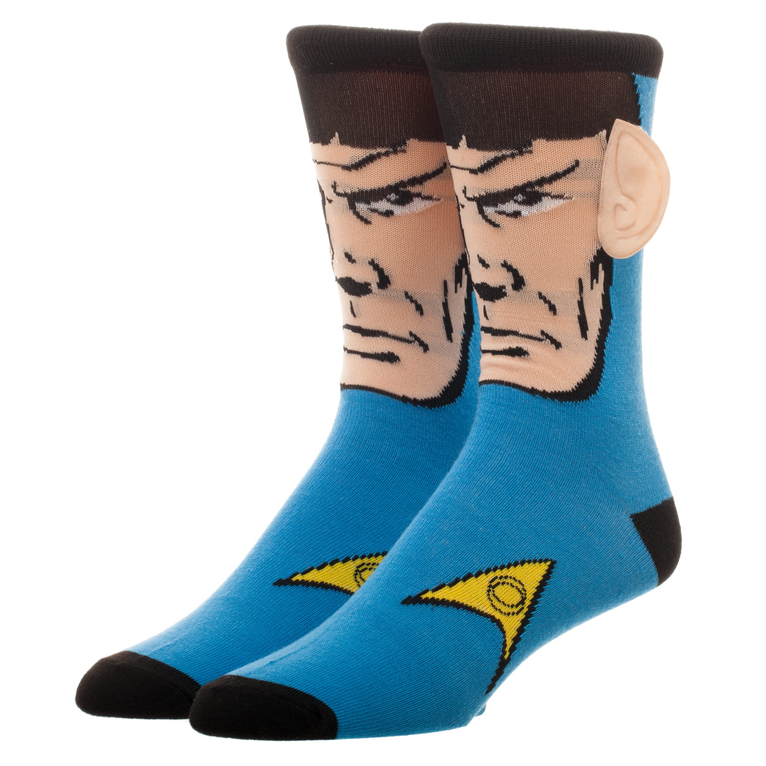 Star Trek Spock With Ears Crew Socks
