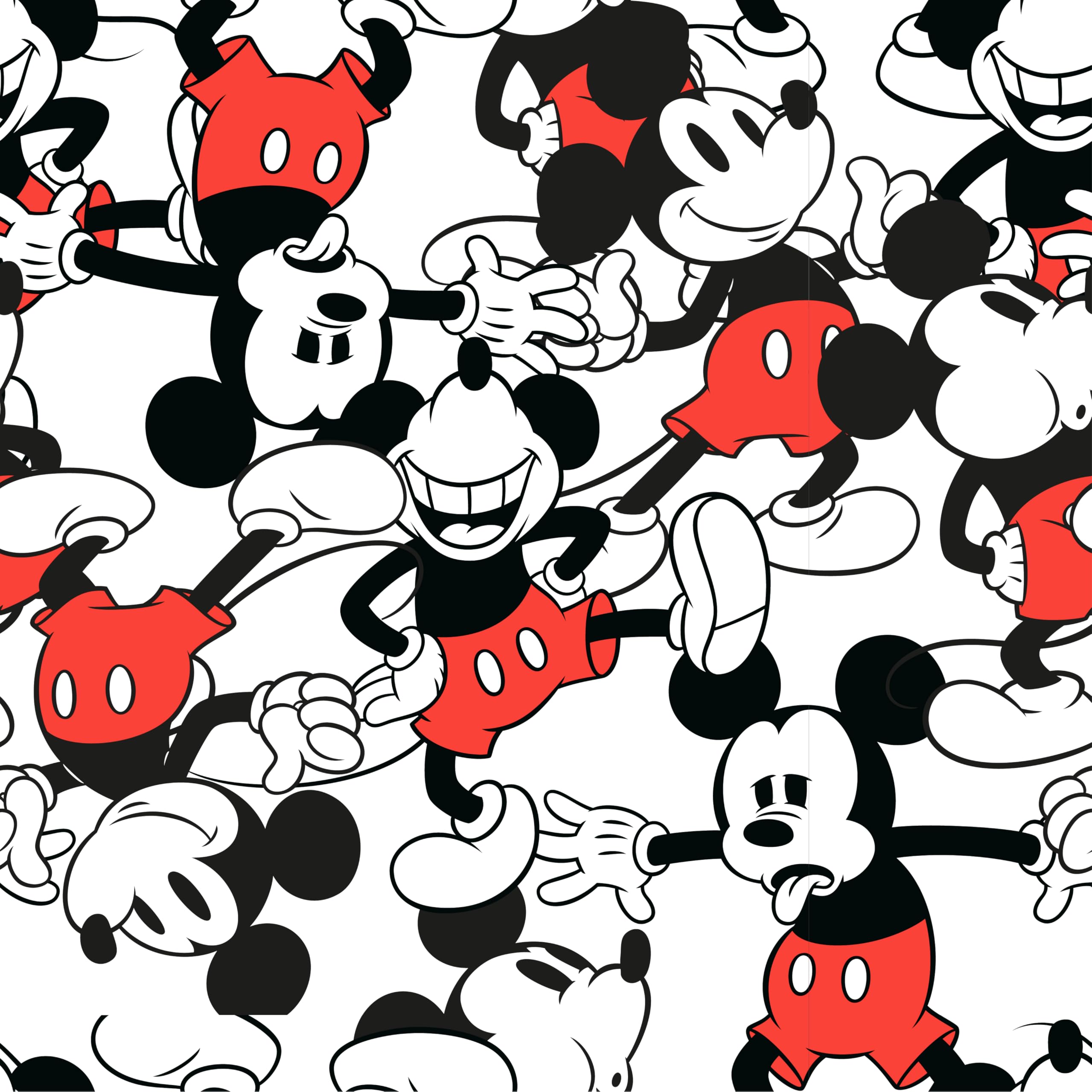 Disney Mickey Mouse All-Over Print Men's White Sleep Pajama Pants