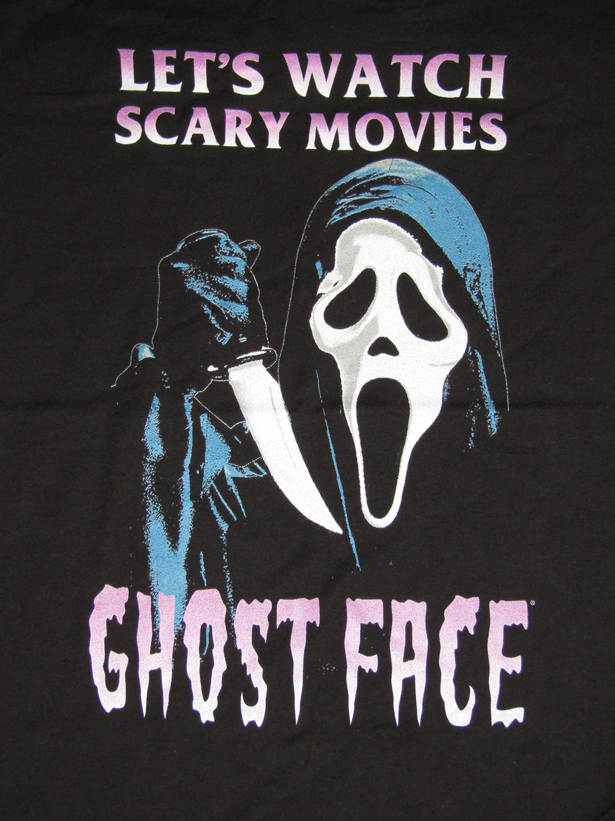 Ghost Face Killer Watch Scary Movies Men's Black T-shirt