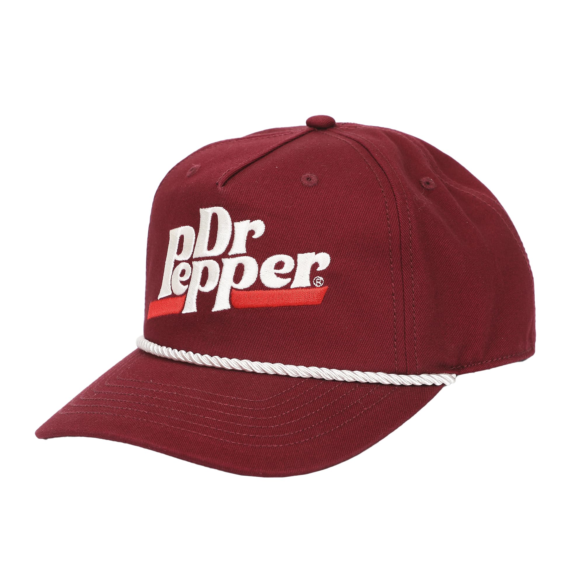 Dr Pepper Classic Logo Maroon Grandpa Cap