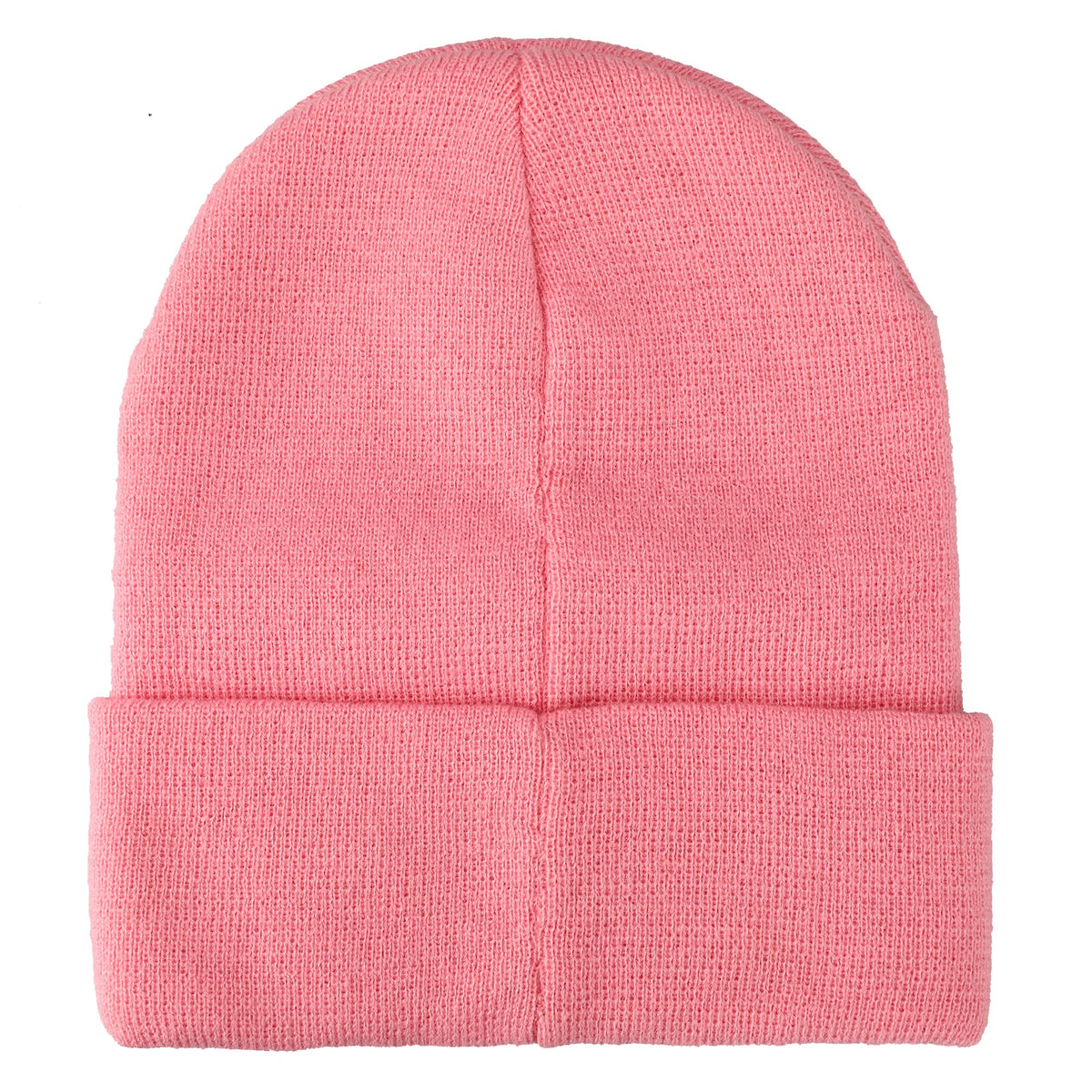 Kirby Smiling Face Pink Cuffed Plain Skull Acrylic Knitted Embroidered Logo Beanie Hat