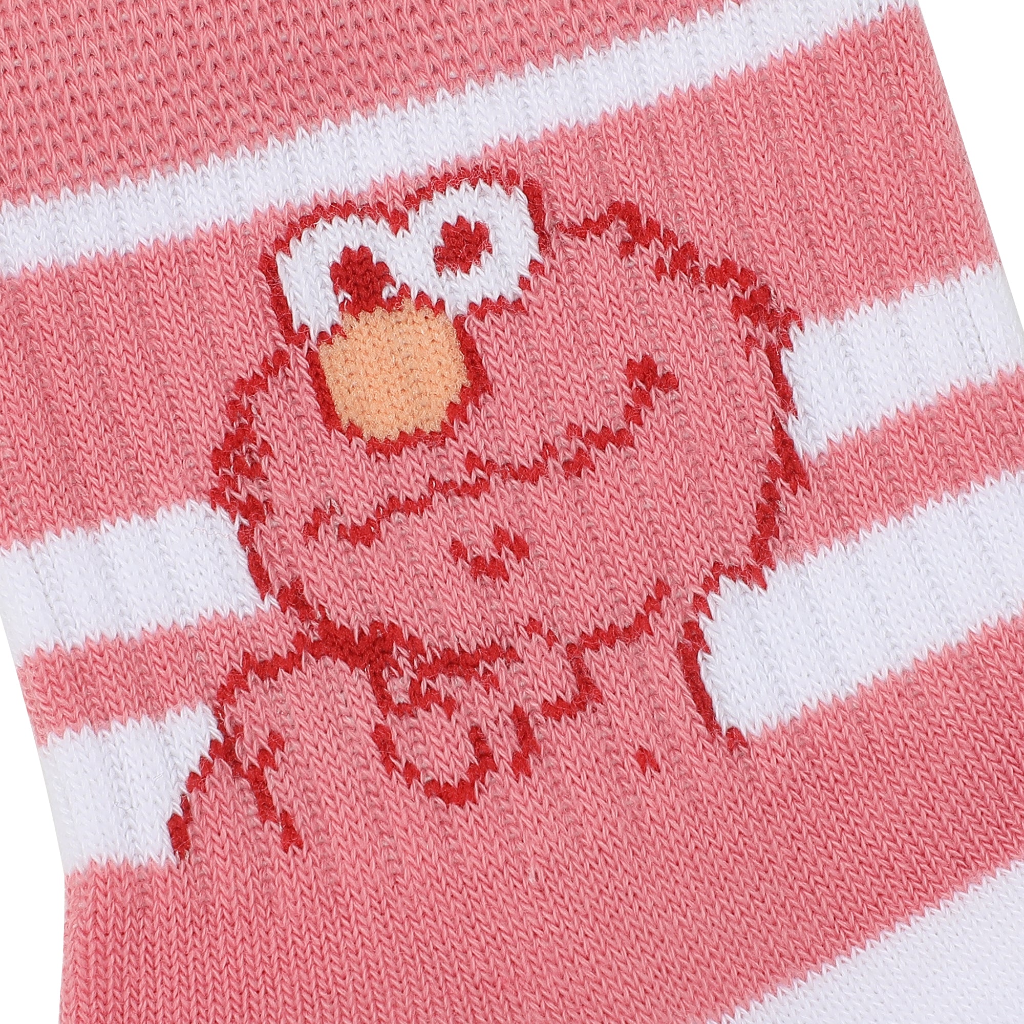 Sesame Street Character Art Women's 3-Pair Casual Quarter Crew Socks-OSFA