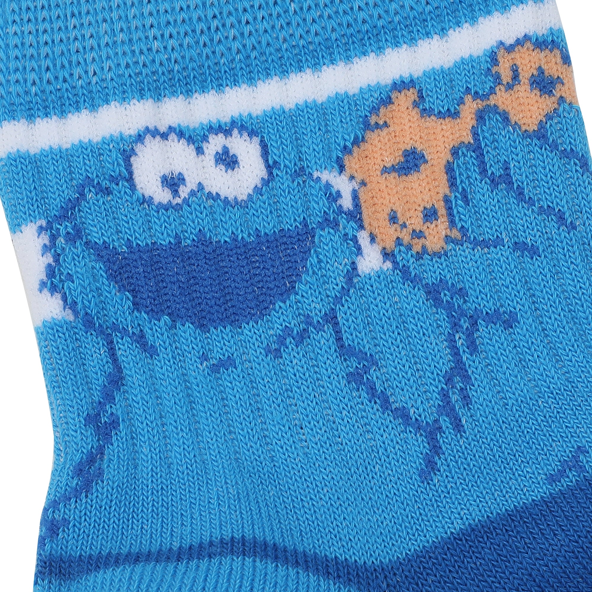 Sesame Street Character Art Women's 3-Pair Casual Quarter Crew Socks-OSFA