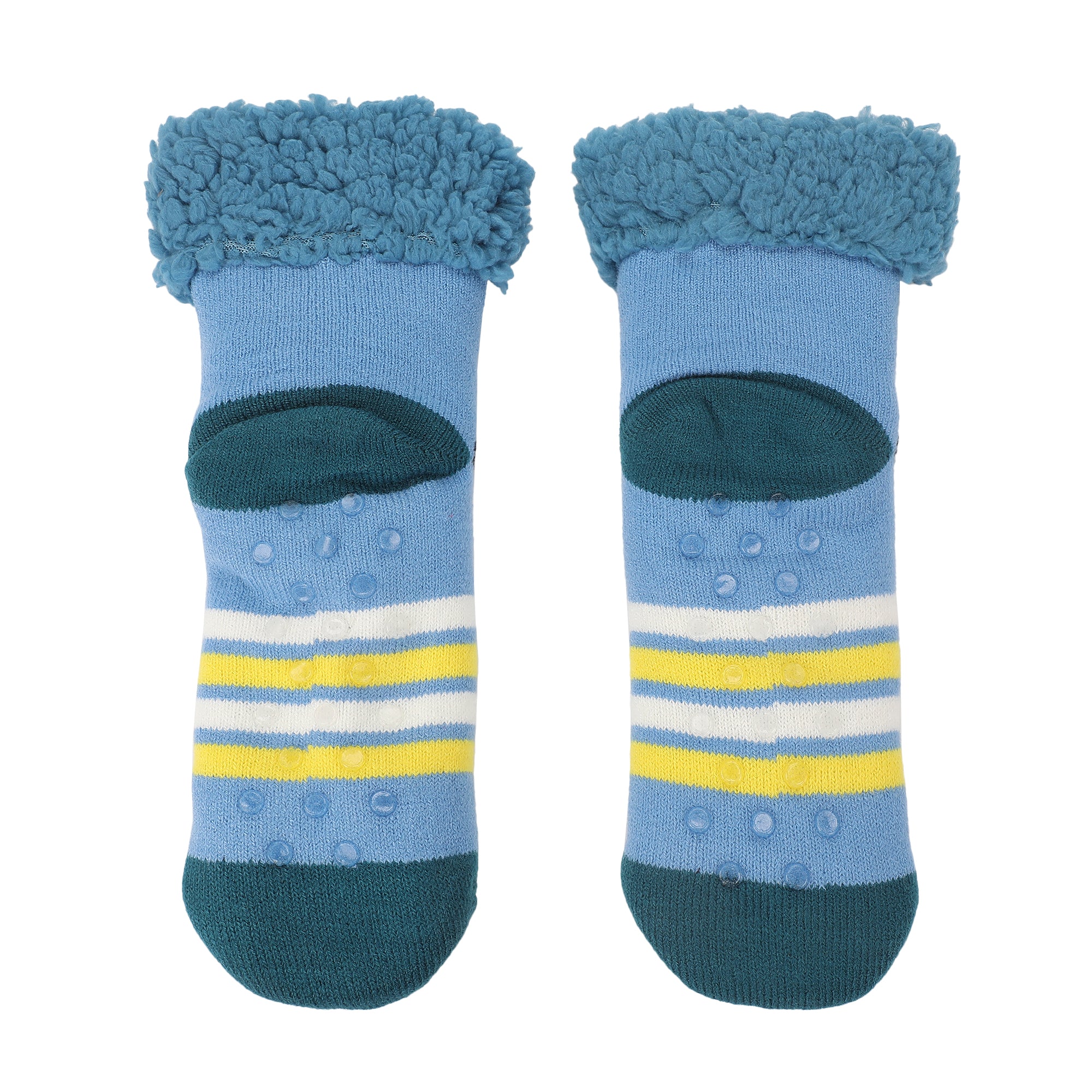 Minions Waving Minion With Bello Women's Faux Sherpa Lined Quarter Crews