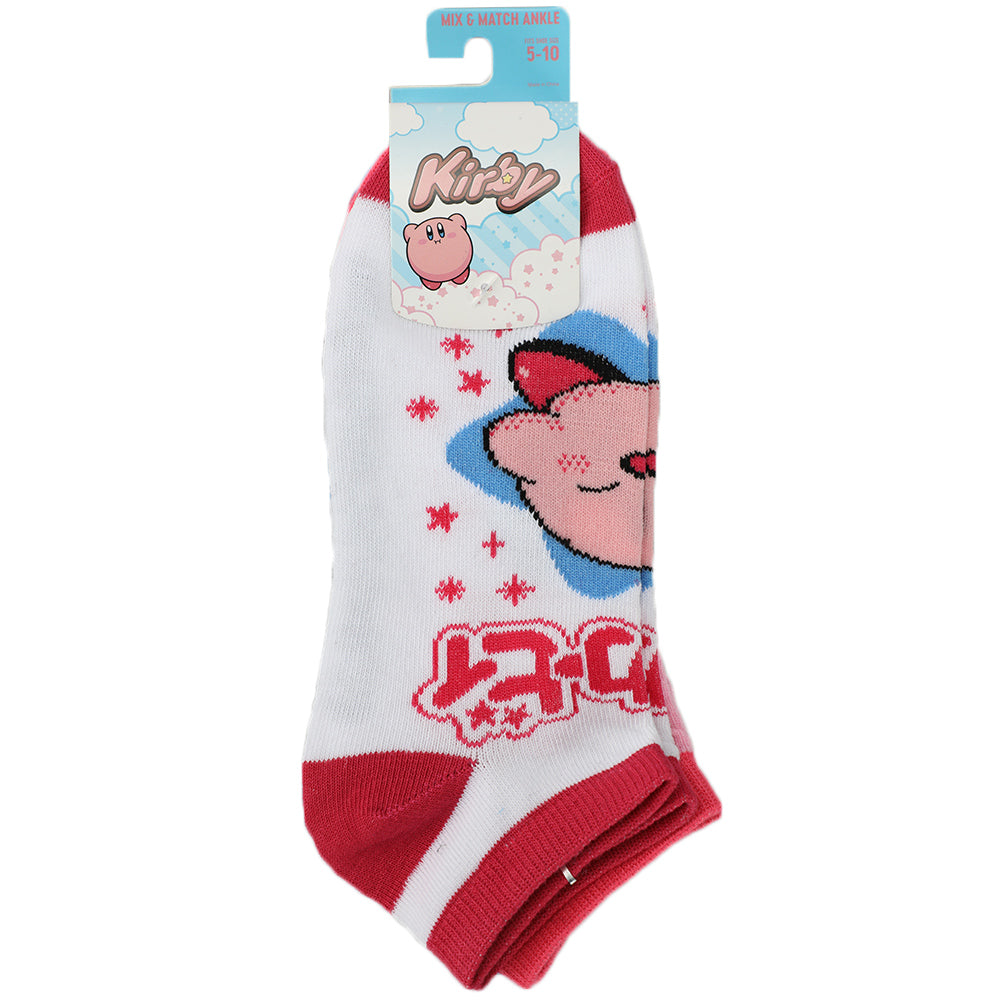 Kirby Casual Ankle Sock 5-Pack Set