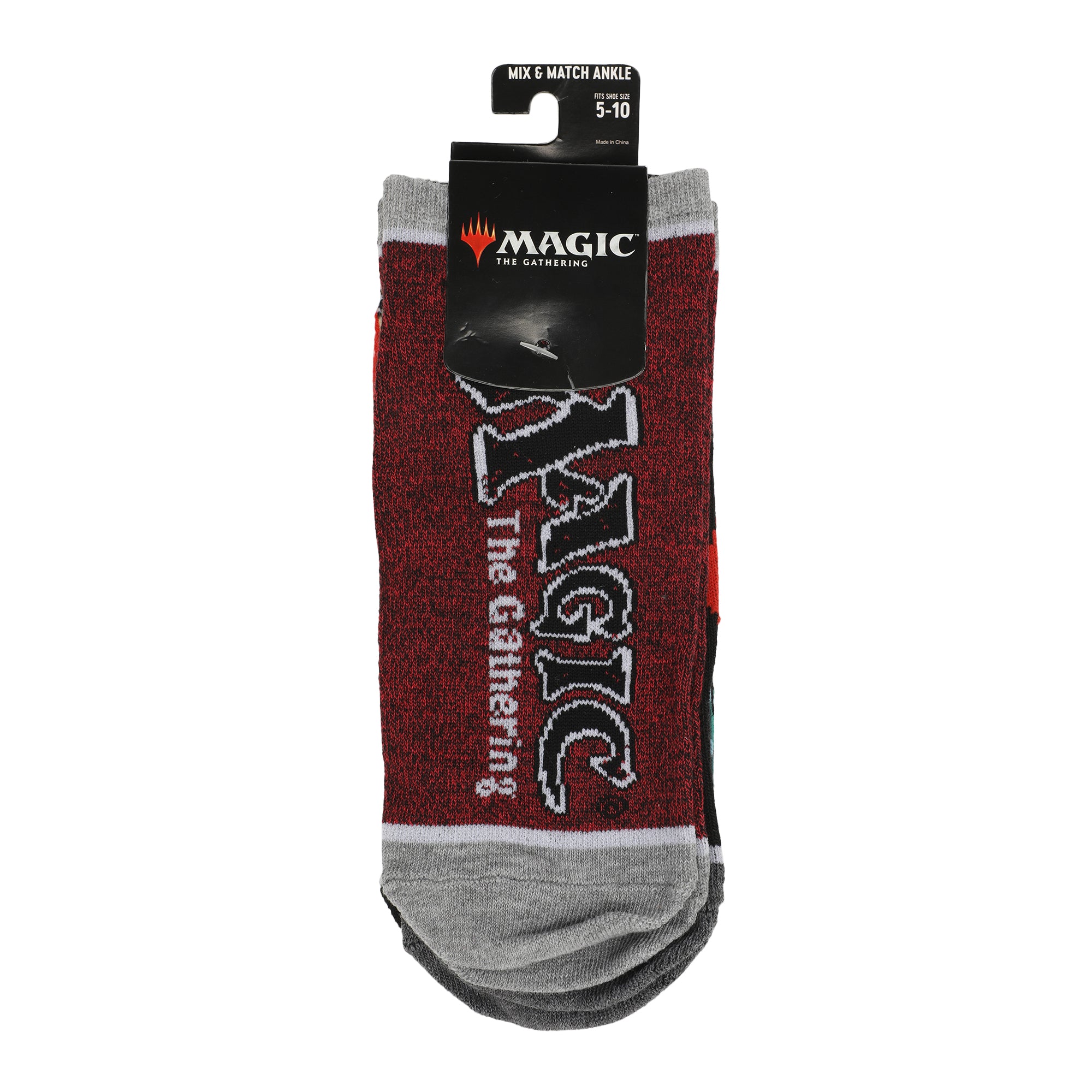 Magic The Gathering Jace & Chandra Women's 5-Pair Ankle Socks