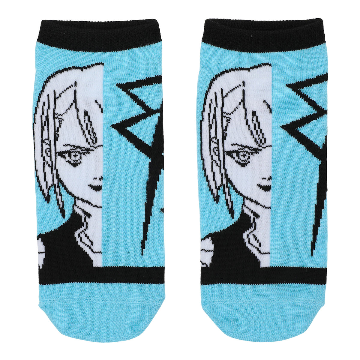 Cyberpunk Edgerunners Character Illustrations Adult 5-Pair Casual Crew Socks