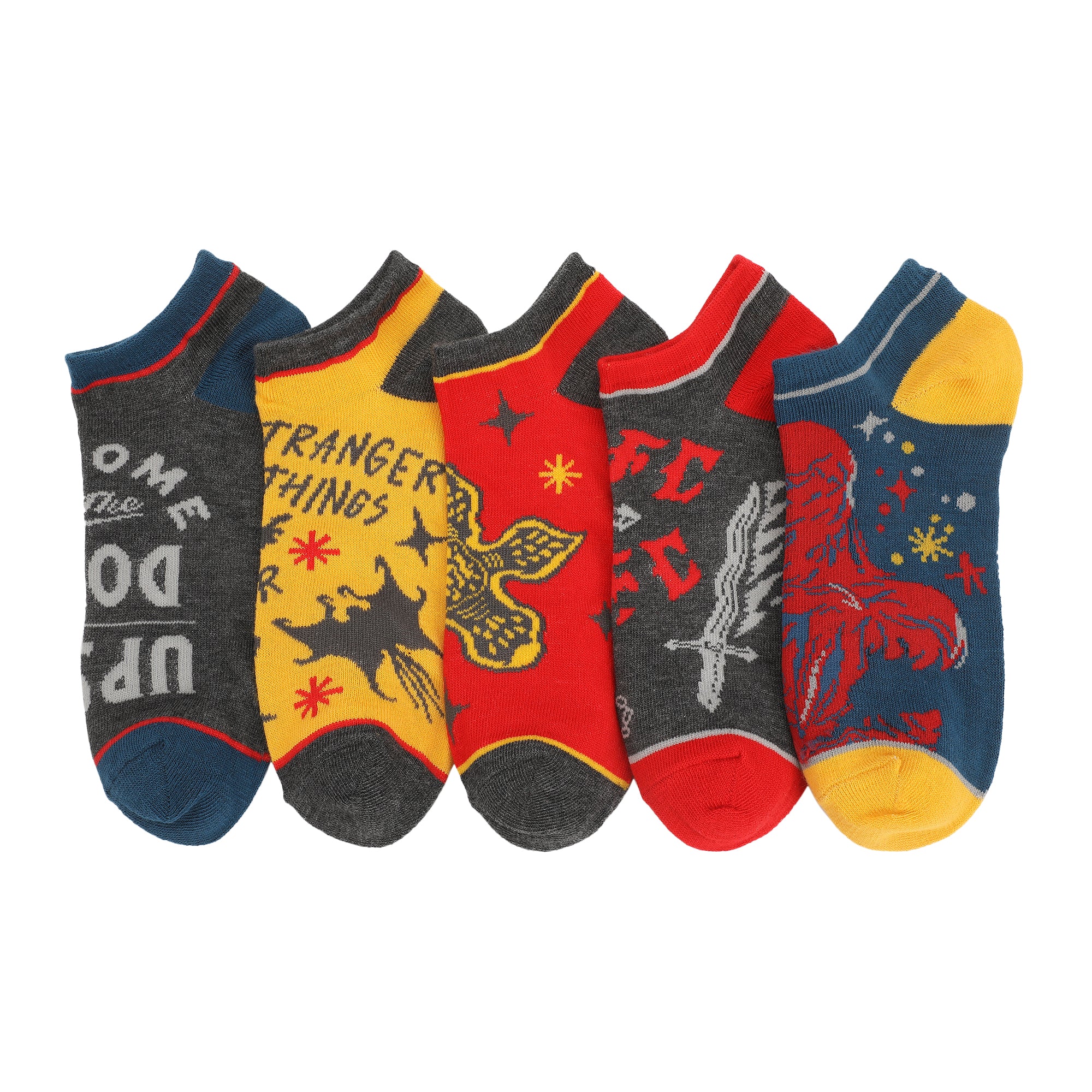 Stranger Things Icons Womens Ankle Socks 5 Pack