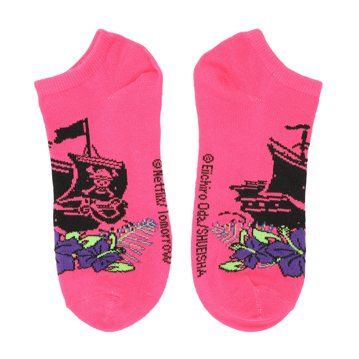 One Piece Straw Hat Pirates Adult 5-Pair Ankle Socks