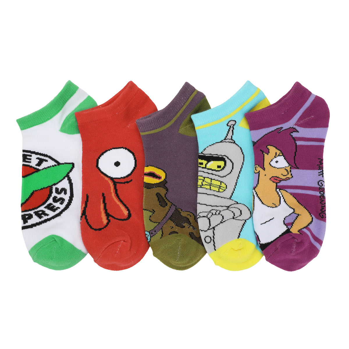 Futurama 5-Pack Womens Ankle Socks