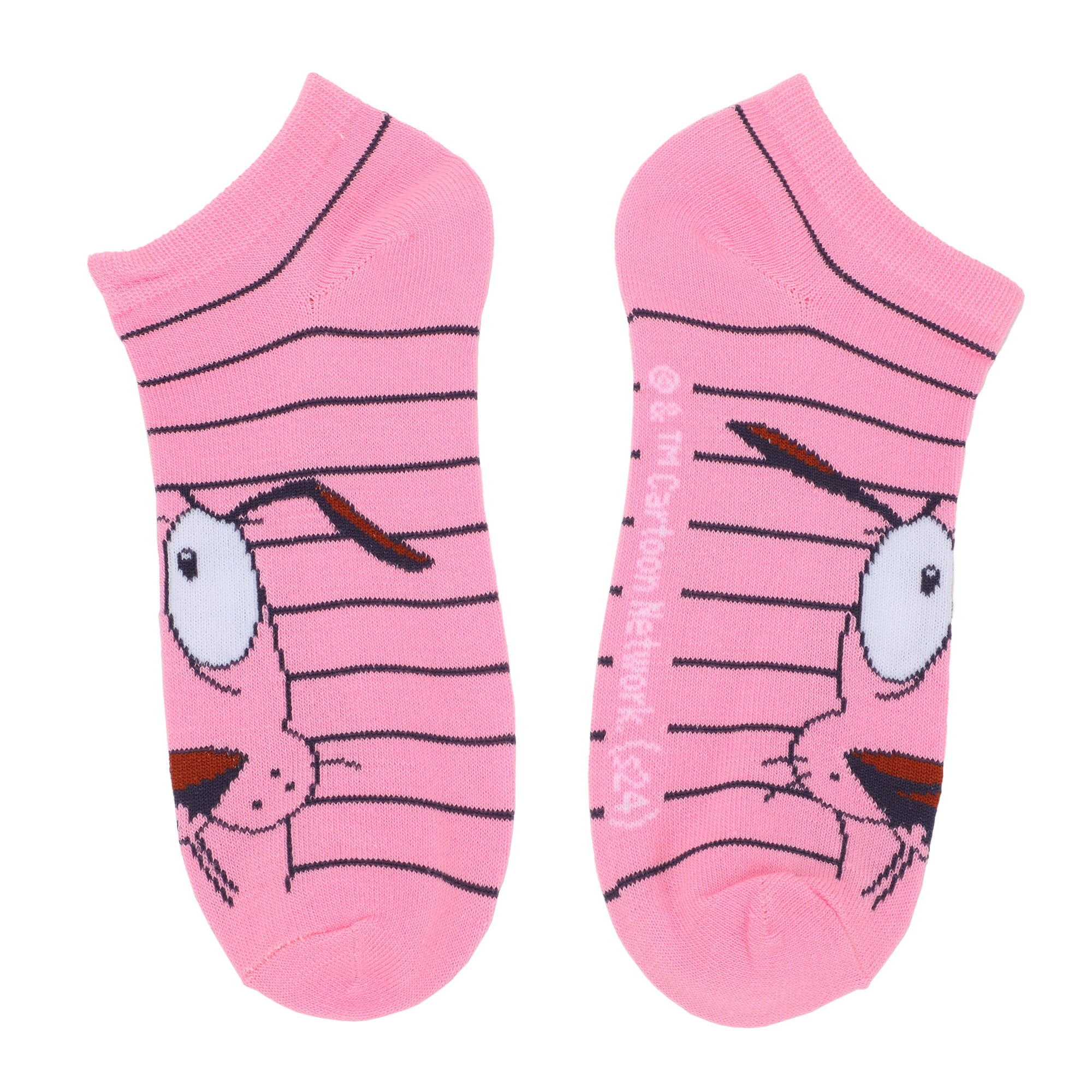 Courage The Cowardly Dog Creepy Stuff Happens Women's 5-Pair Ankle Socks