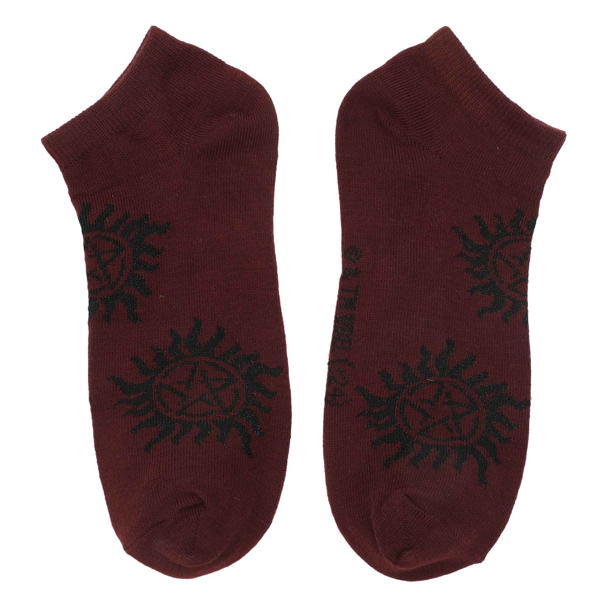 Supernatural Join The Hunt Women's 5-Pair Ankle Socks-OSFA