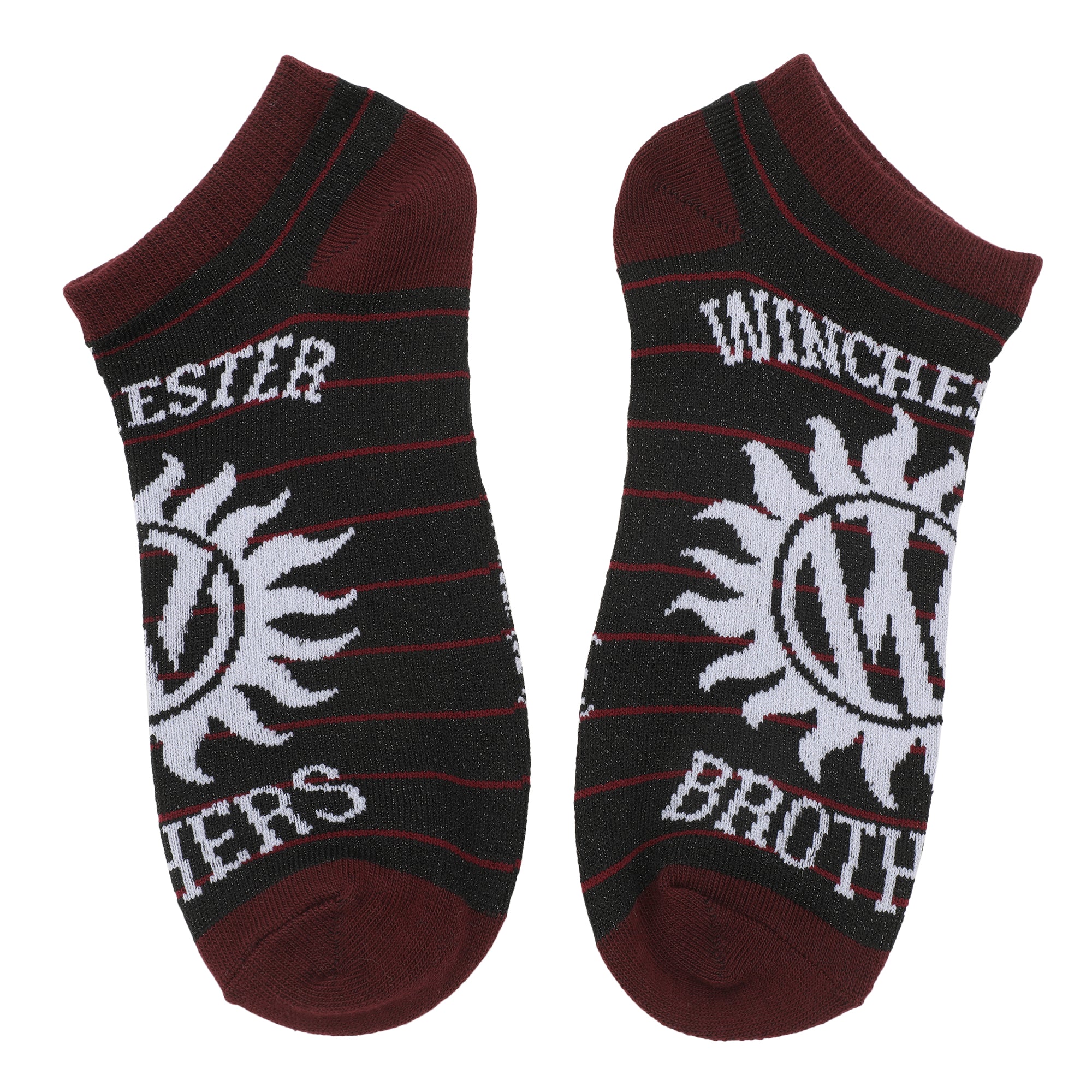 Supernatural Join The Hunt Women's 5-Pair Ankle Socks-OSFA