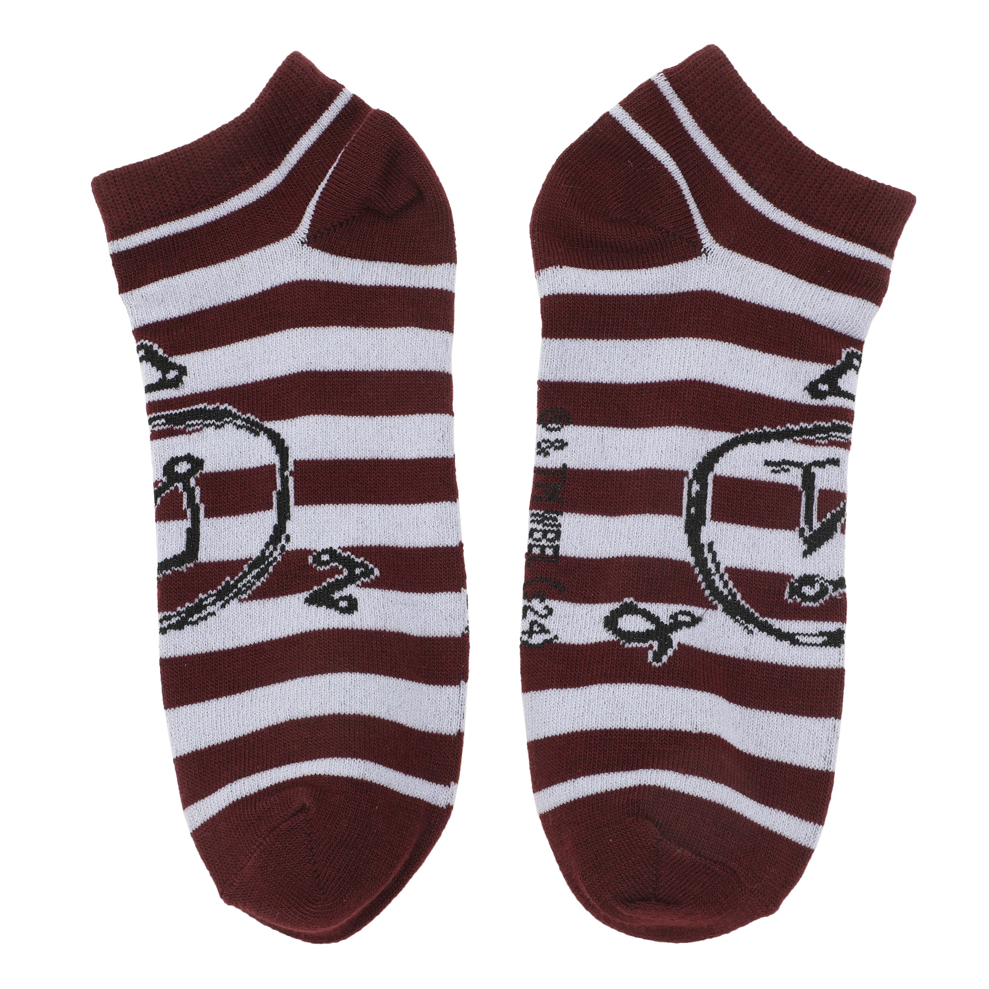 Supernatural Join The Hunt Women's 5-Pair Ankle Socks-OSFA