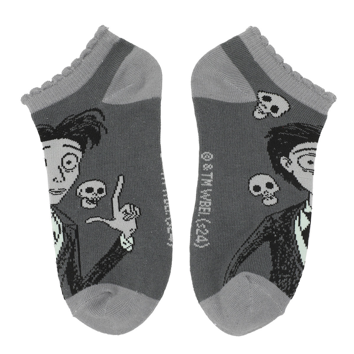 The Corpse Bride Character Art Women's 5-Pair Ankle Socks