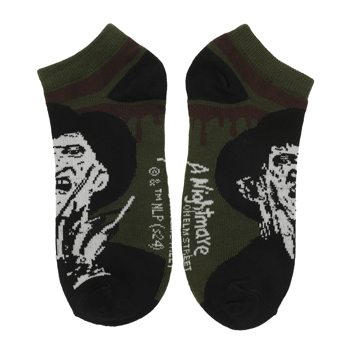 Warner Brothers Horror Movie Characters Women's 5-Pair Ankle Socks
