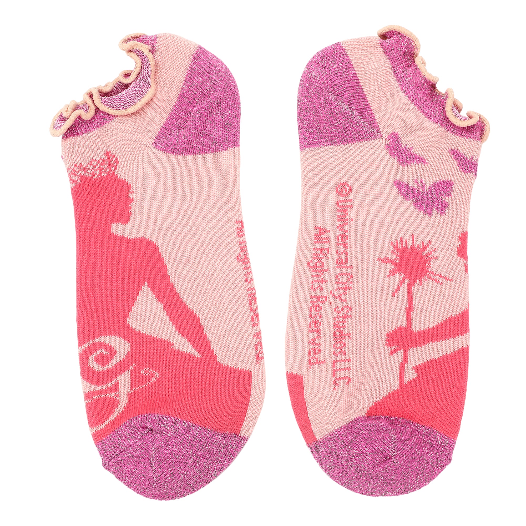 Wicked Elphaba & Glinda Icons Women's 5-Pair Ankle Socks-OSFA