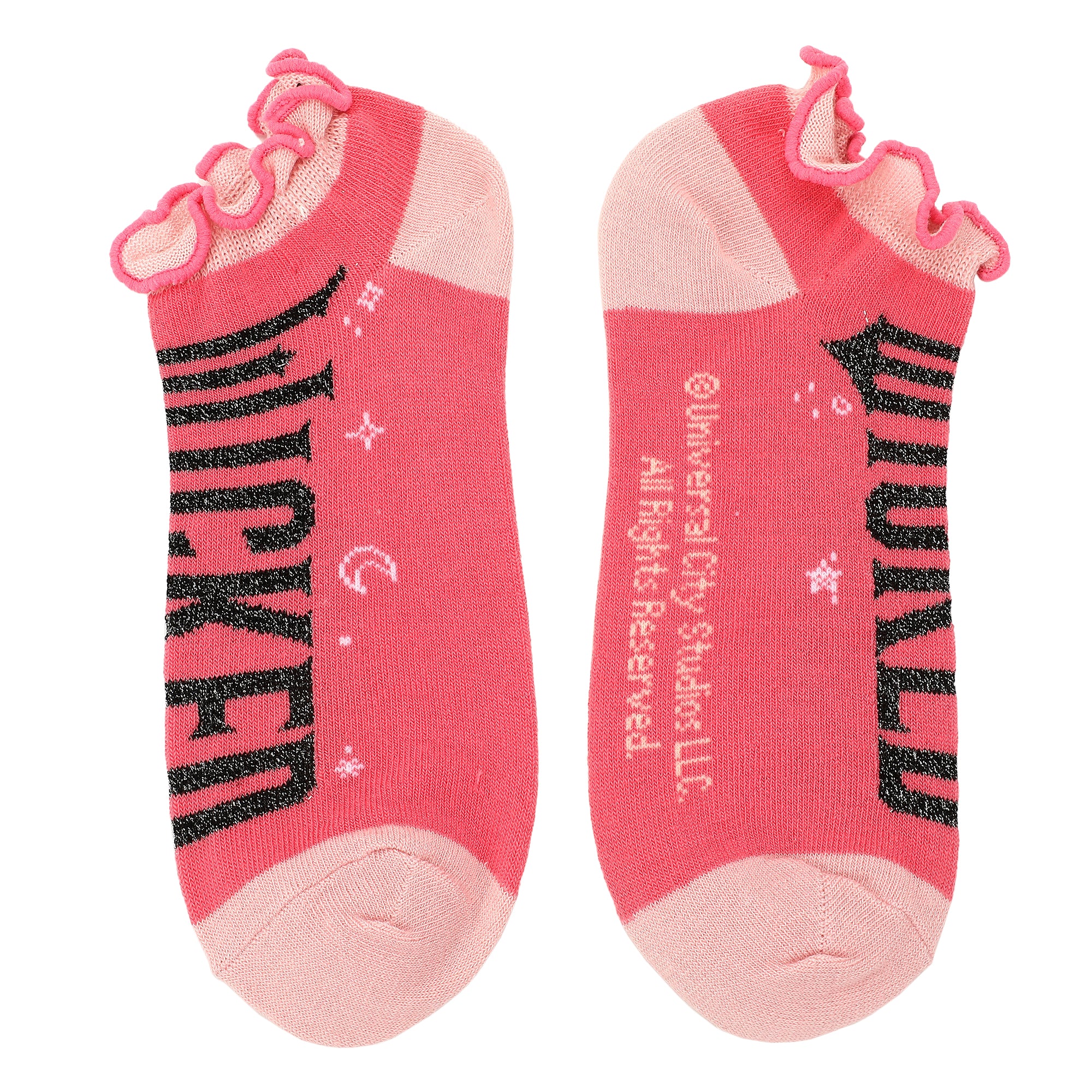 Wicked Elphaba & Glinda Icons Women's 5-Pair Ankle Socks-OSFA