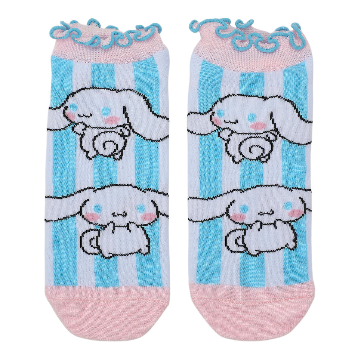 Hello Kitty & Friends Rhinestone Character Art Women's 5-Pair Ankle Socks-OSFA