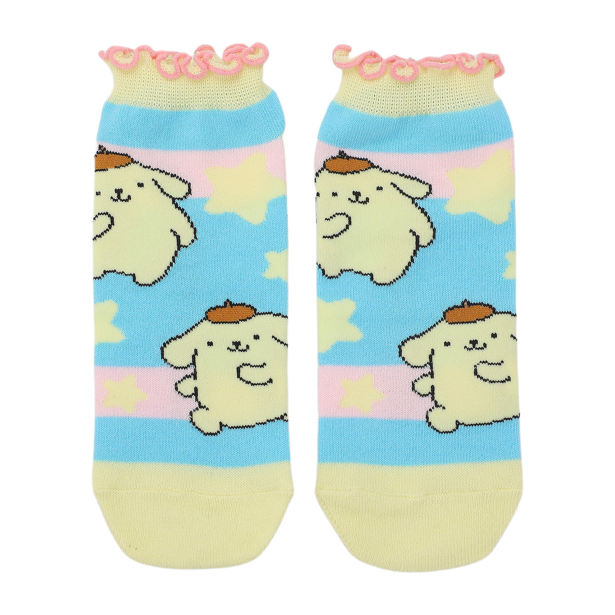 Hello Kitty & Friends Rhinestone Character Art Women's 5-Pair Ankle Socks-OSFA