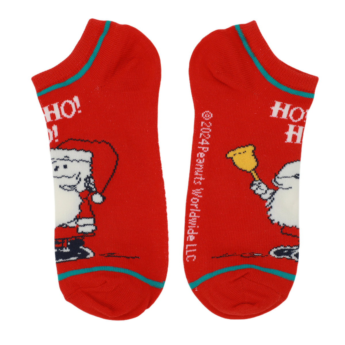 Peanuts Winter Holiday Scenes Women's 5-Pair Ankle Socks